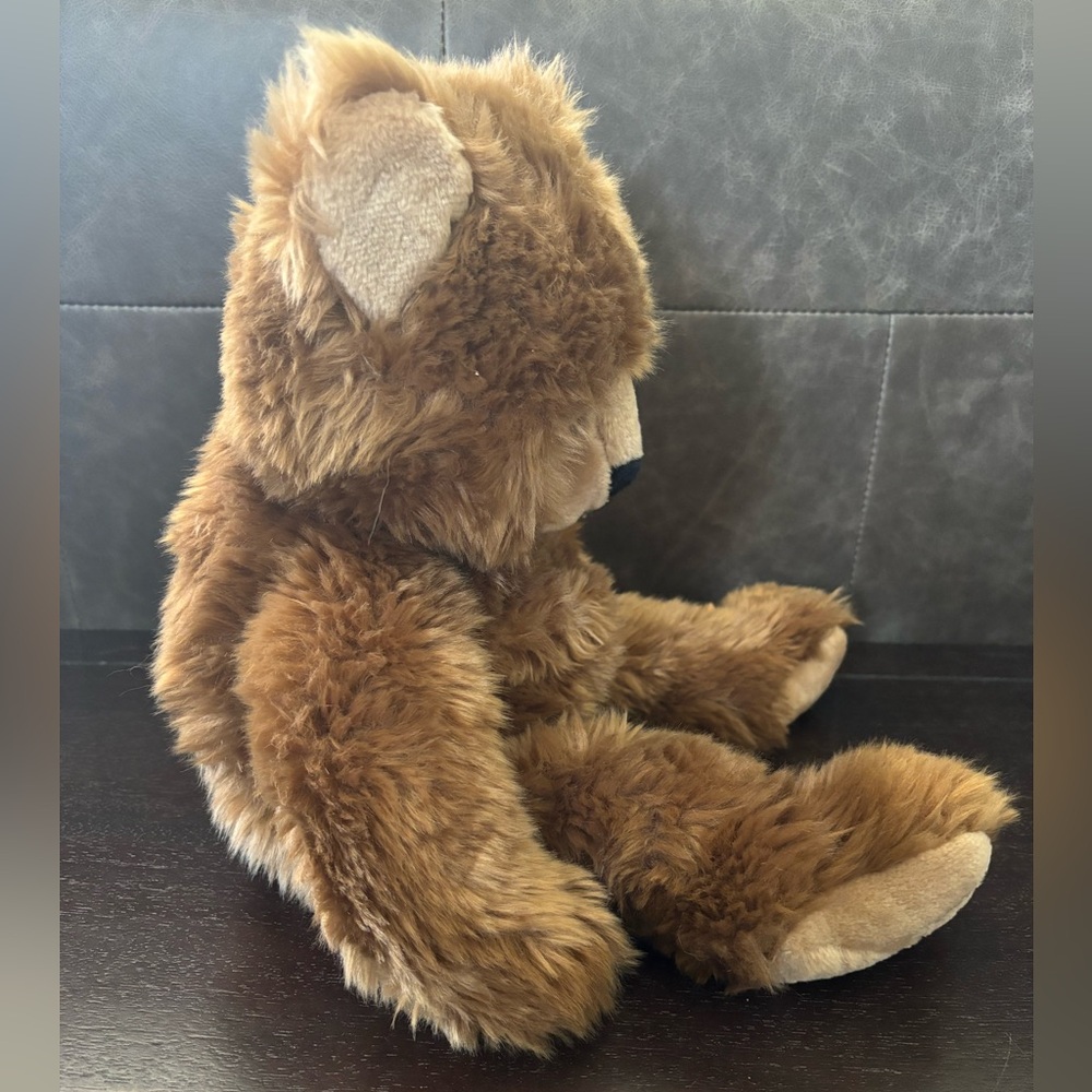 Vintage 1995 Classic TY Plush Brown Teddy Bear Nutmeg - Picture 6 of 10